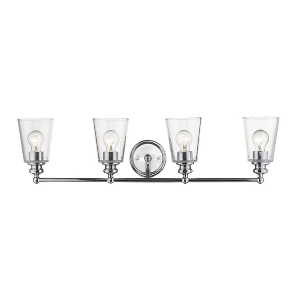 Homeroots Ceil 4-light Chrome Vanity   398767