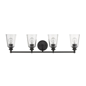 Homeroots Ceil 4-light Oil-rubbed Bronze Vanity   398768