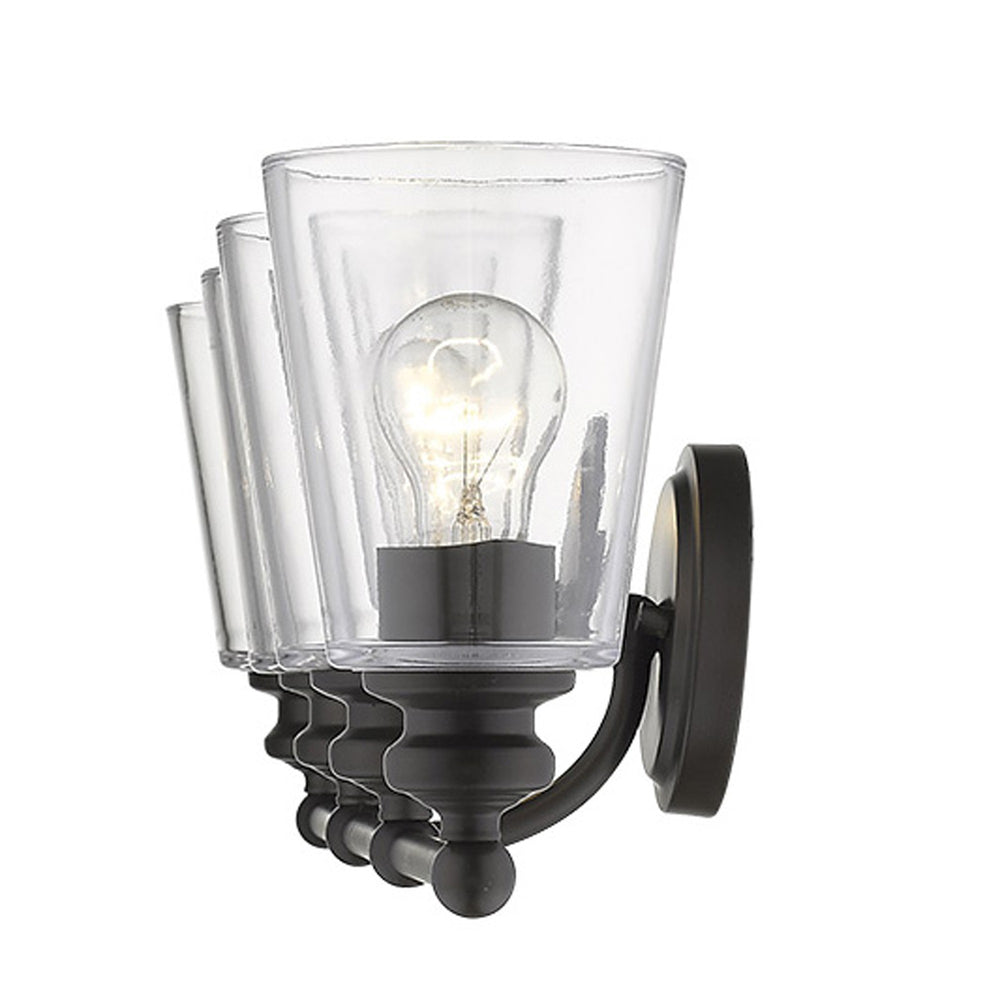 Homeroots Ceil 4-light Oil-rubbed Bronze Vanity   398768