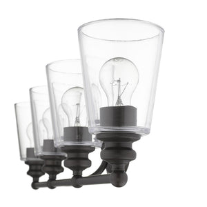 Homeroots Ceil 4-light Oil-rubbed Bronze Vanity   398768