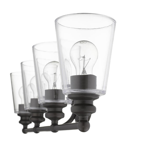 Homeroots Ceil 4-light Oil-rubbed Bronze Vanity   398768