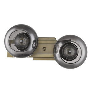 Homeroots Lunette 2-light Aged Brass Sconce   398789