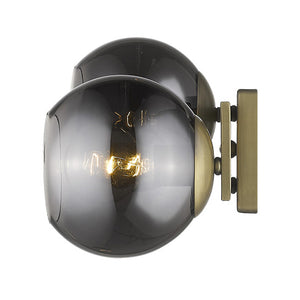 Homeroots Lunette 2-light Aged Brass Sconce   398789