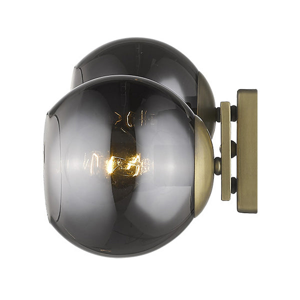Homeroots Lunette 2-light Aged Brass Sconce   398789