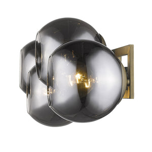 Homeroots Lunette 4-light Aged Brass Sconce   398790