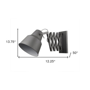 Homeroots Plexus 1-light Gray Sconce   398795