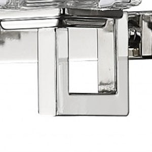 Homeroots Coralie 5-light Polished Nickel Sconce With Pressed Crystal Shades   398810