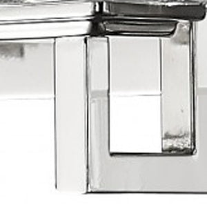 Homeroots Coralie 5-light Polished Nickel Sconce With Pressed Crystal Shades   398810