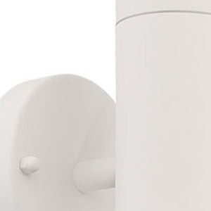 Homeroots White Led Two Light Can Shape Wall Sconce   398819