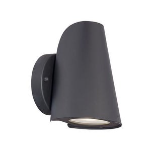 Homeroots Matte Black Led Conical Wall Sconce   398823