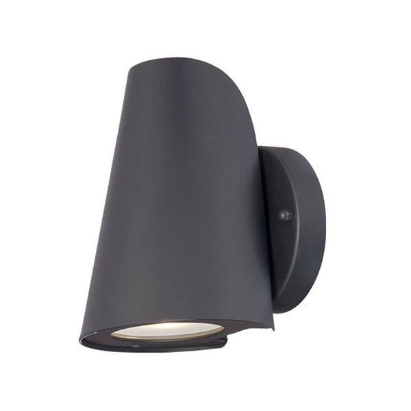 Homeroots Matte Black Led Conical Wall Sconce   398823