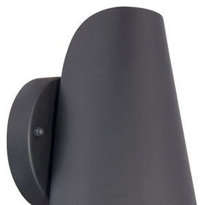 Homeroots Matte Black Led Conical Wall Sconce   398823