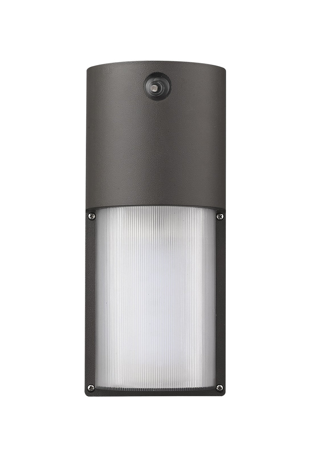 Homeroots 120-277v Bronze Integrated Led Wall Pack With Photocell   398824