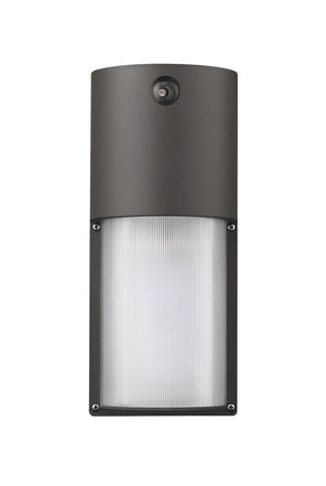 Homeroots 120-277v Bronze Integrated Led Wall Pack With Photocell   398824