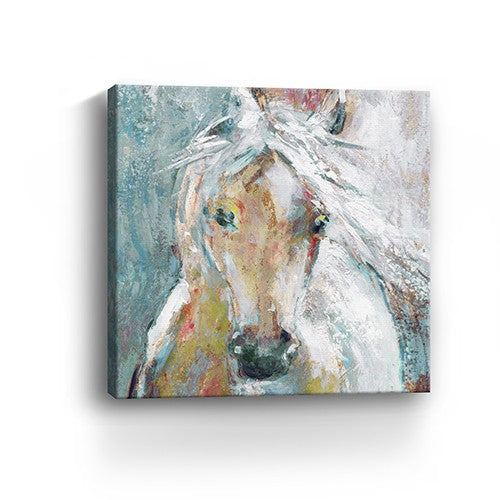 Homeroots Whimsical Horse Unframed Print Wall Art  Polyester 398932