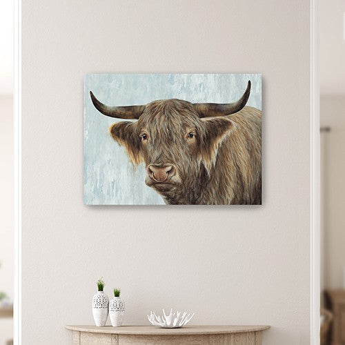 Homeroots 24" X 18" Bold No Bull Canvas Wall Art  Polyester 398957