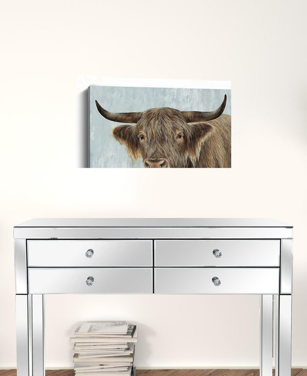 Homeroots 24" X 18" Bold No Bull Canvas Wall Art  Polyester 398957