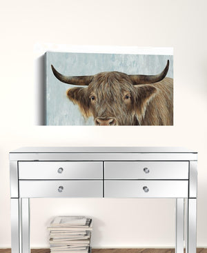 Homeroots 32" X 24" Bold No Bull Canvas Wall Art  Polyester 398958