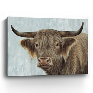 Homeroots 40" X 30"Bold No Bull Canvas Wall Art  Polyester 398959