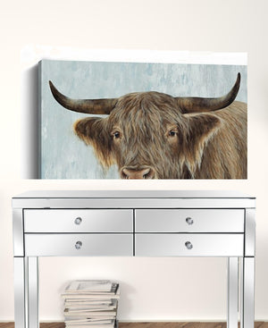 Homeroots 40" X 30"Bold No Bull Canvas Wall Art  Polyester 398959