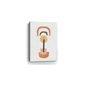 HomeRoots Abstract Shapes in Balance Stretched Canvas Print - Modern Art for Contemporary Home Décor 24"x36" 398964