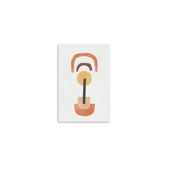 HomeRoots Abstract Shapes in Balance Stretched Canvas Print - Modern Art for Contemporary Home Décor 24"x36" 398964