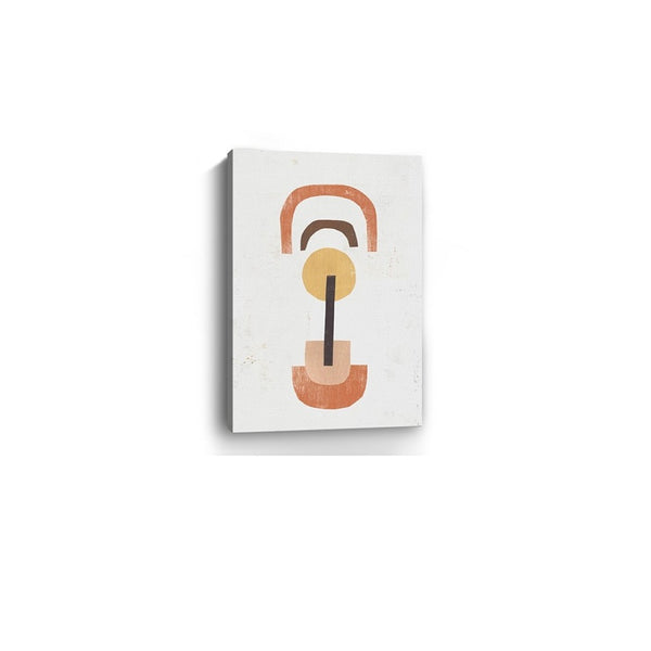 HomeRoots Abstract Shapes in Balance Stretched Canvas Print - Modern Art for Contemporary Home Décor 32"x48" 398965