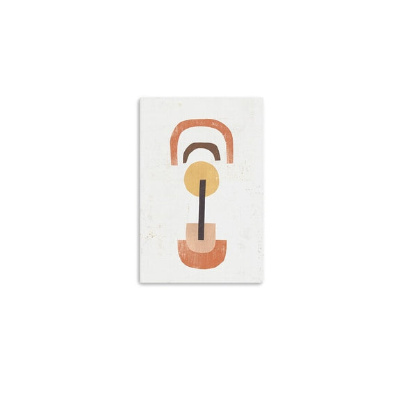 HomeRoots Abstract Shapes in Balance Stretched Canvas Print - Modern Art for Contemporary Home Décor 32"x48" 398965