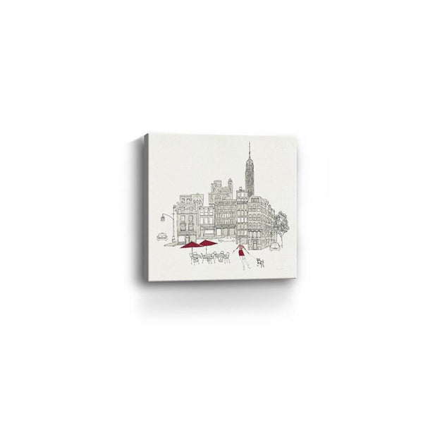 Homeroots Nyc Cafline Work Unframed Print Wall Art  Polyester 399008