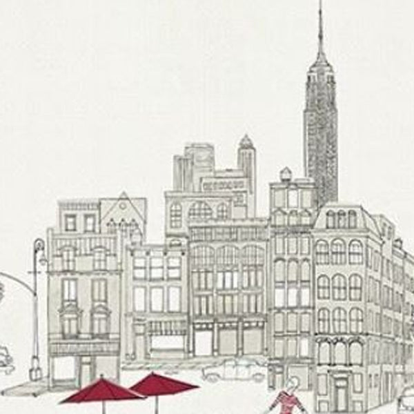 Homeroots Nyc Cafline Work Unframed Print Wall Art  Polyester 399008
