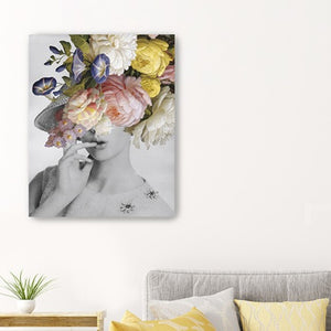 HomeRoots Glamorous Garden Party Canvas Print - Chic Wall Art for Sophisticated Home Décor & Vibrant Spaces 24"x30" 399039