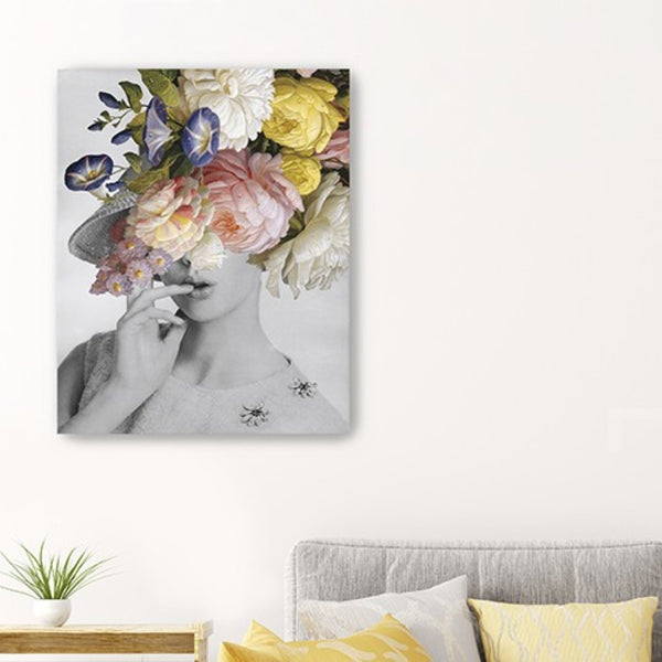 HomeRoots Glamorous Garden Party Canvas Print - Chic Wall Art for Sophisticated Home Décor & Vibrant Spaces 24"x30" 399039