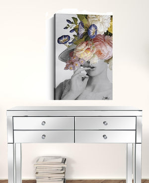 HomeRoots Glamorous Garden Party Canvas Print - Chic Wall Art for Sophisticated Home Décor & Vibrant Spaces 24"x30" 399039