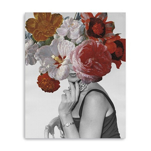 HomeRoots Modern Glamorous Garden Party Canvas Print Wall Art – Stunning Decor for Elegant Home Spaces 24"x30" 399041