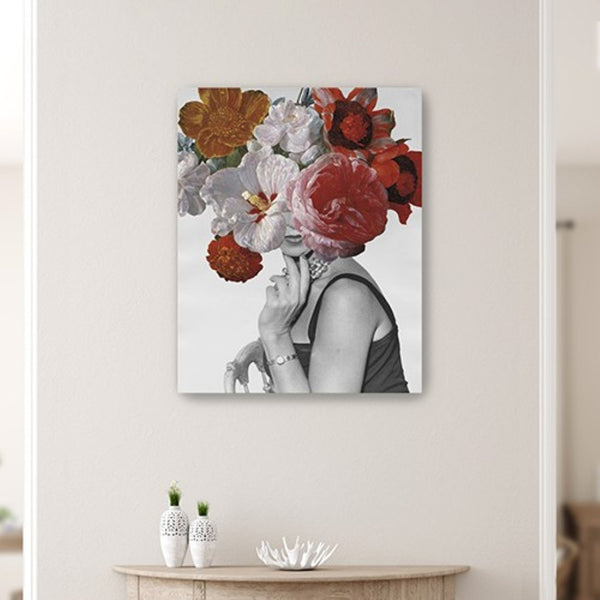 HomeRoots Modern Glamorous Garden Party Canvas Print Wall Art – Stunning Decor for Elegant Home Spaces 24"x30" 399041