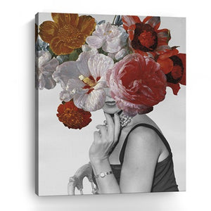 HomeRoots Modern Glamorous Garden Party Canvas Print Wall Art – Stunning Decor for Elegant Home Spaces 24"x30" 399041