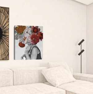 HomeRoots Modern Glamorous Garden Party Canvas Print Wall Art – Stunning Decor for Elegant Home Spaces 24"x30" 399041