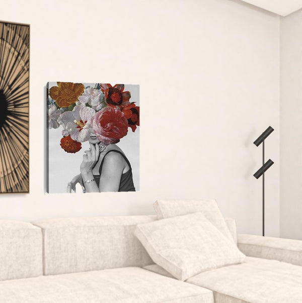 HomeRoots Modern Glamorous Garden Party Canvas Print Wall Art – Stunning Decor for Elegant Home Spaces 24"x30" 399041