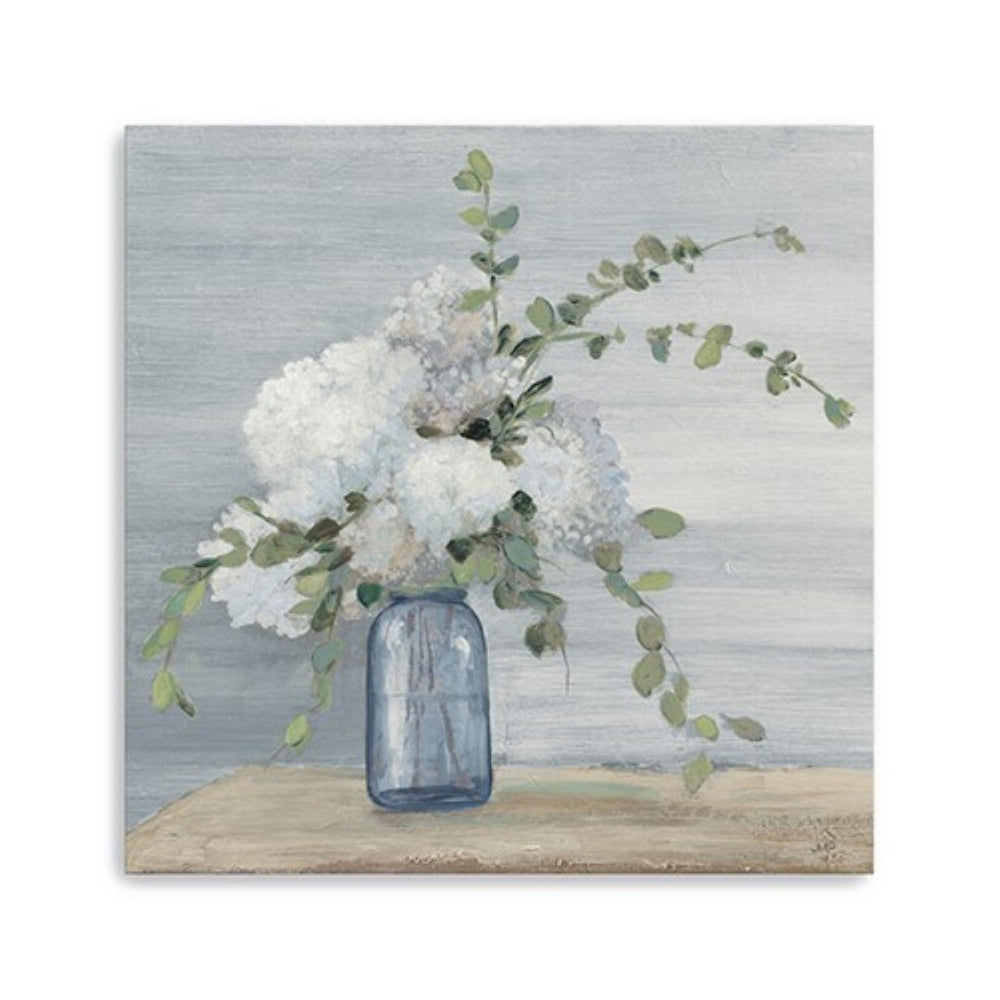 HomeRoots Sweet Serene Flower Bouquet Canvas Art - Gallery-Wrapped Wall Décor for Modern & Classic Spaces 30"x30" 399052