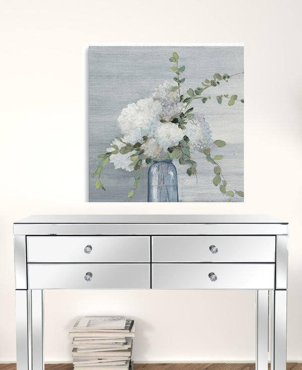 HomeRoots Sweet Serene Flower Bouquet Canvas Art - Gallery-Wrapped Wall Décor for Modern & Classic Spaces 30"x30" 399052