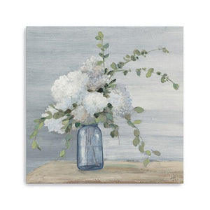 HomeRoots Sweet Serene Flower Bouquet Canvas Art - Gallery-Wrapped Wall Décor for Modern & Classic Spaces 40"x40" 399053