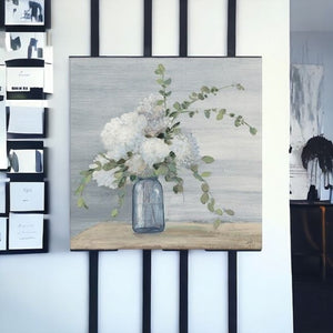 HomeRoots Sweet Serene Flower Bouquet Canvas Art - Gallery-Wrapped Wall Décor for Modern & Classic Spaces 40"x40" 399053