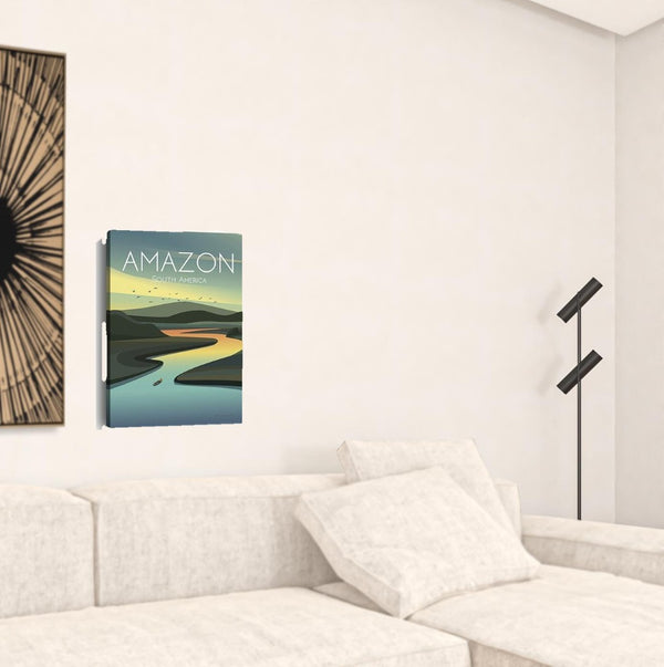 HomeRoots 24" South American Amazon Canvas Wall Art - Vibrant, Museum-Quality Print for Stunning Home Decor 16"x24" 399112