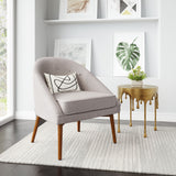 Carter Accent Chair Gray 109876 Zuo Modern