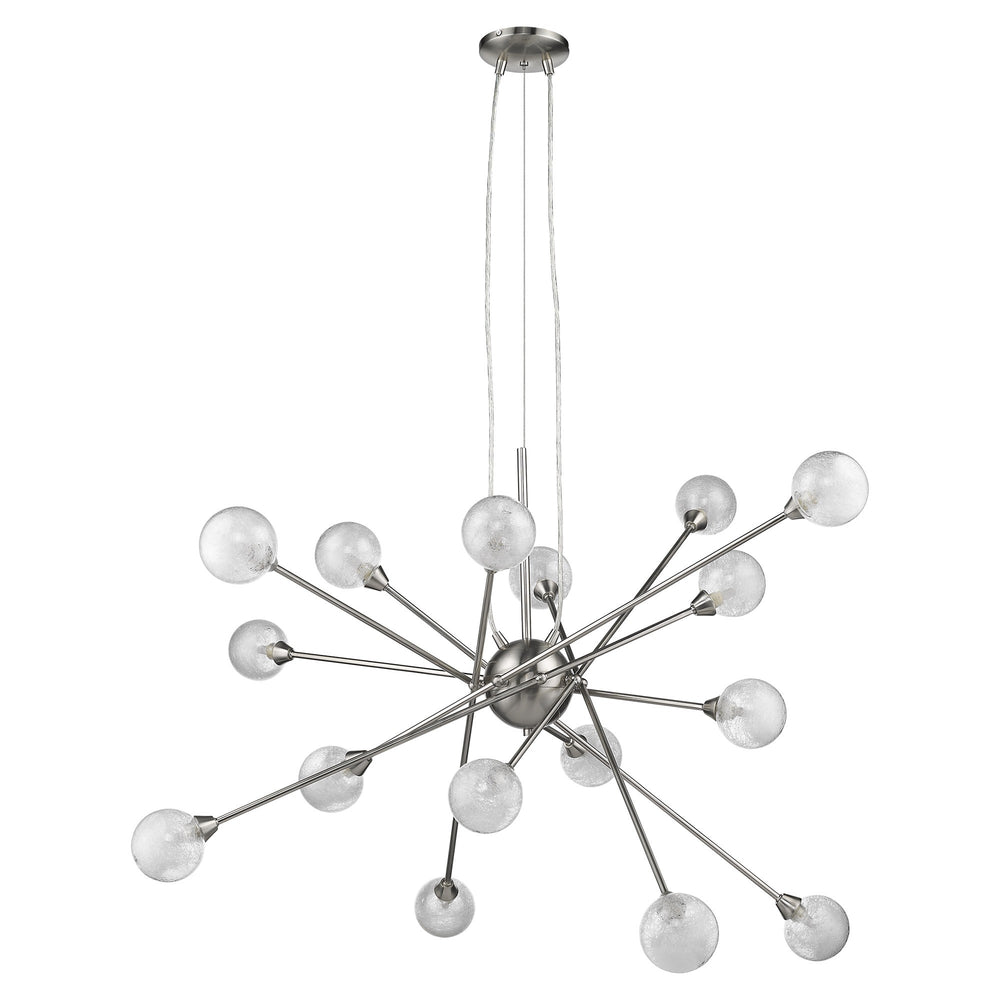 Homeroots Modern Multi Light Geometric Hanging Chandelier Light   399198