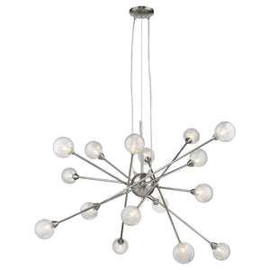 Homeroots Modern Multi Light Geometric Hanging Chandelier Light   399198