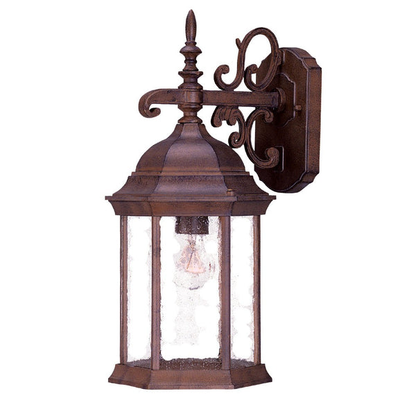 Homeroots Narrow Brown Domed Hanging Lantern Wall Light   399225