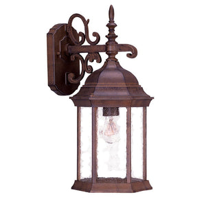 Homeroots Narrow Brown Domed Hanging Lantern Wall Light   399225