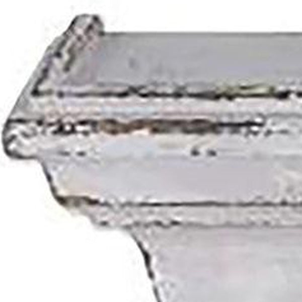 Homeroots 5" Wall Mounted Shelving Unit  Solid Wood 399281