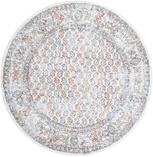 Unique Loom Aramis Solal Machine Made Tribal Rug Multi, Black/Brown/Light Blue/Olive/Rust Red 7' 1" x 7' 1"